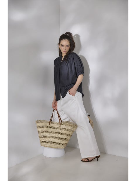 ギャザーショートシャツ