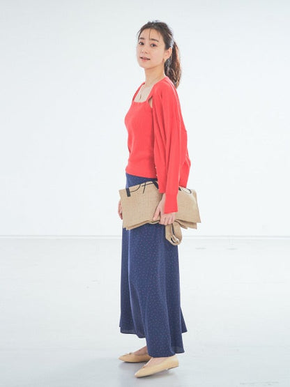 ドットロングスカート