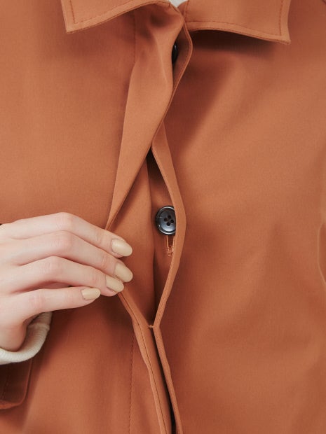 バックギャザーミドルコート