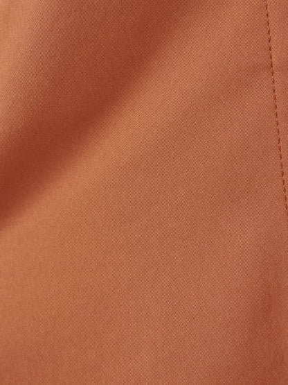 バックギャザーミドルコート