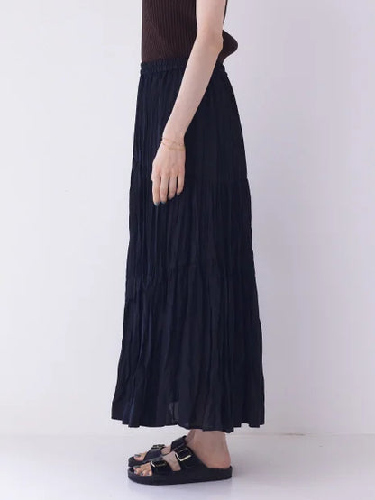 アシンメトリープリーツスカート