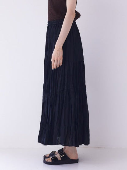 アシンメトリープリーツスカート