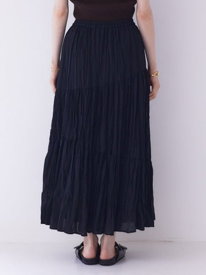 アシンメトリープリーツスカート