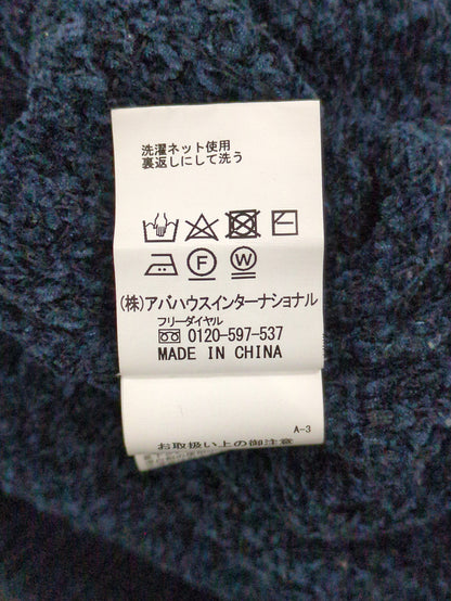 パネル 配色 モール ニット