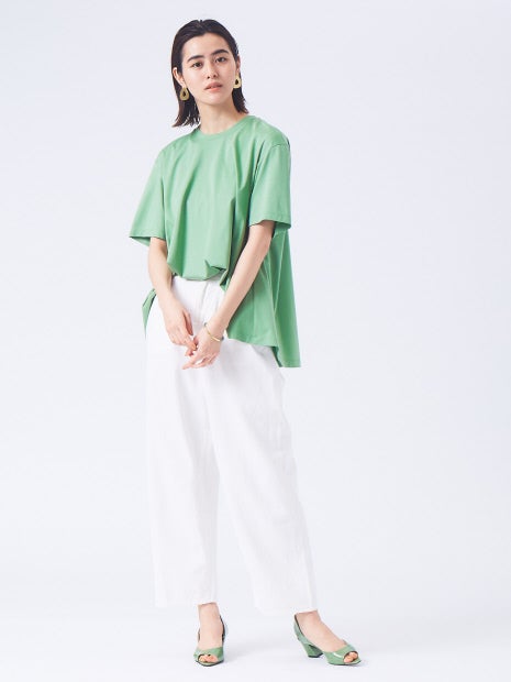 【接触冷感】クールスムースフレアーTシャツ