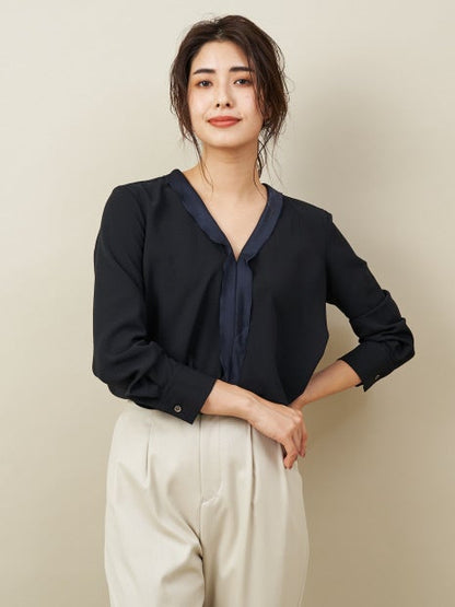 ラインカラーブラウス