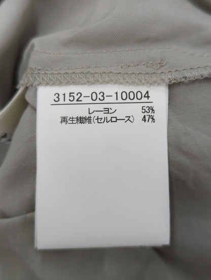ウエストタックドレープロングシャツ