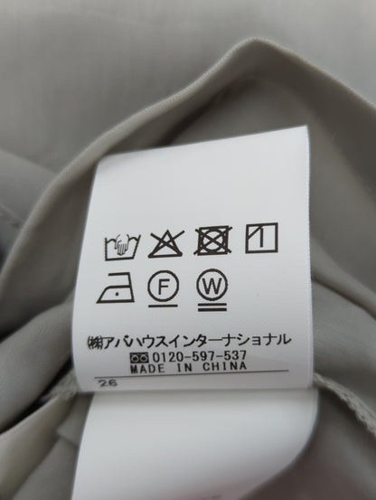 ウエストタックドレープロングシャツ
