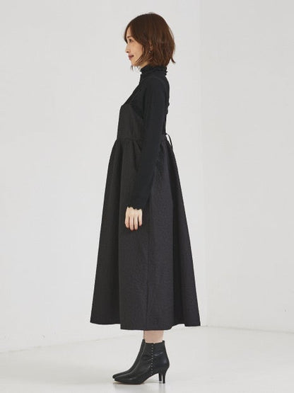 エンボス加工キャミワンピース