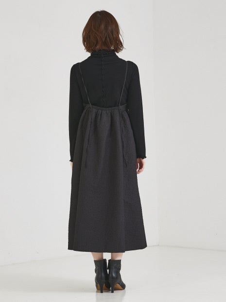 エンボス加工キャミワンピース