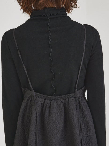 エンボス加工キャミワンピース