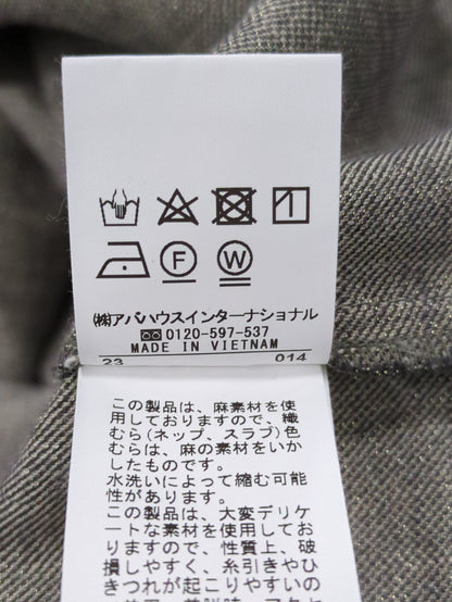 ラメリネンワンピース
