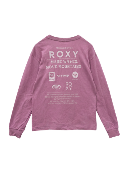 【OUTLET】Roxy HISTORICAL LOGO L/S TEE ウィメンズ 長袖Tシャツ