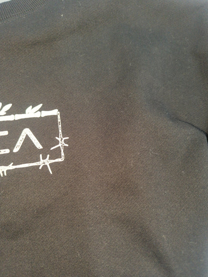 【OUTLET】RVCA メンズ BORDERED CR トレーナー BLK 【2024年秋冬モデル】