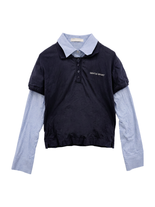 SHIRT SLEEVE STRIPED POLO TSJ