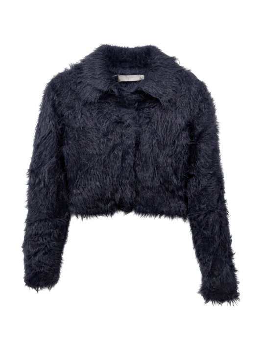 FEATHER LIKE KNIT SHIRT