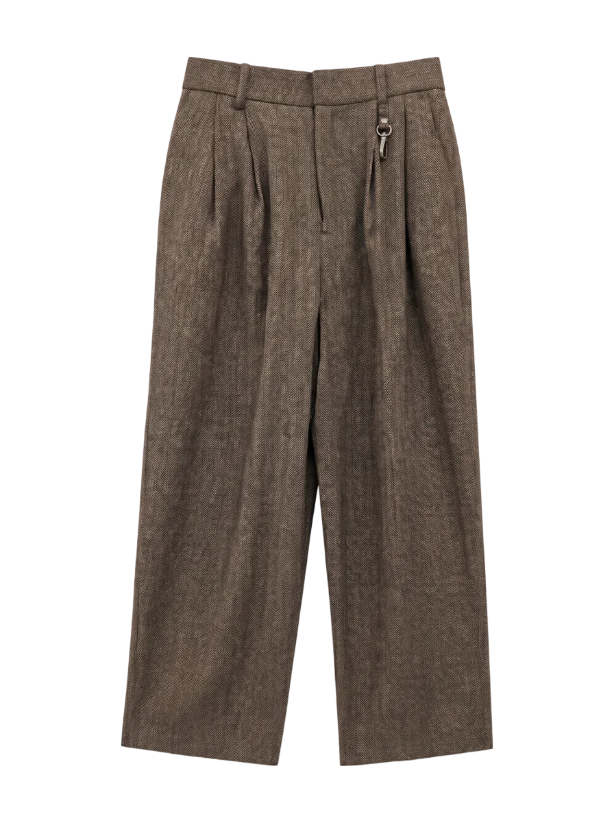 LOOSE TAPERED TROUSERS