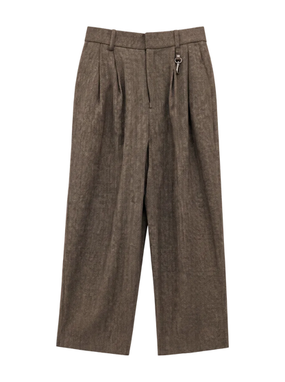 LOOSE TAPERED TROUSERS