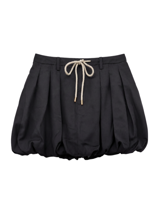 TUCKED BALLOON MINI SKIRT
