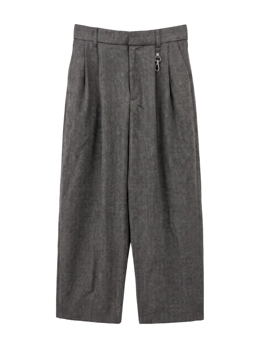 LOOSE TAPERED TROUSERS