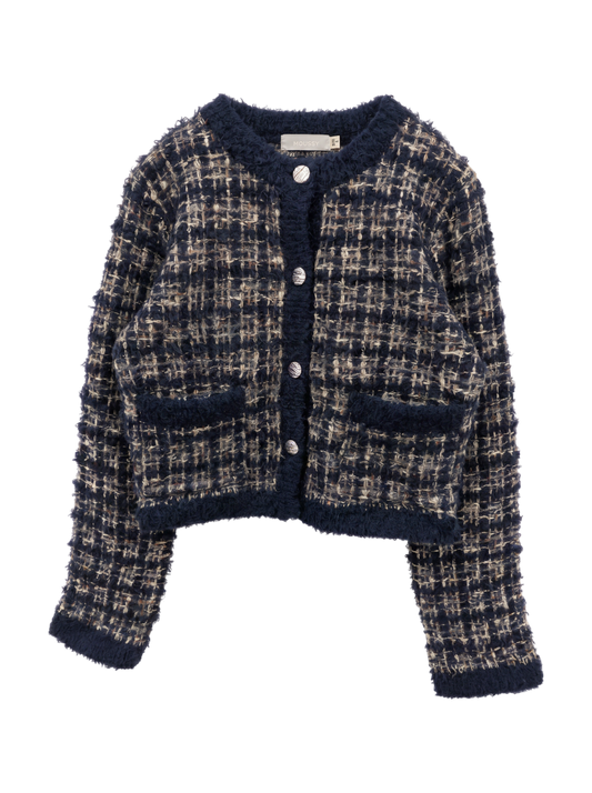 COMPACT KNIT TWEED JACKET