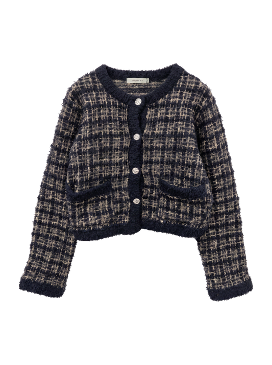 COMPACT KNIT TWEED JACKET
