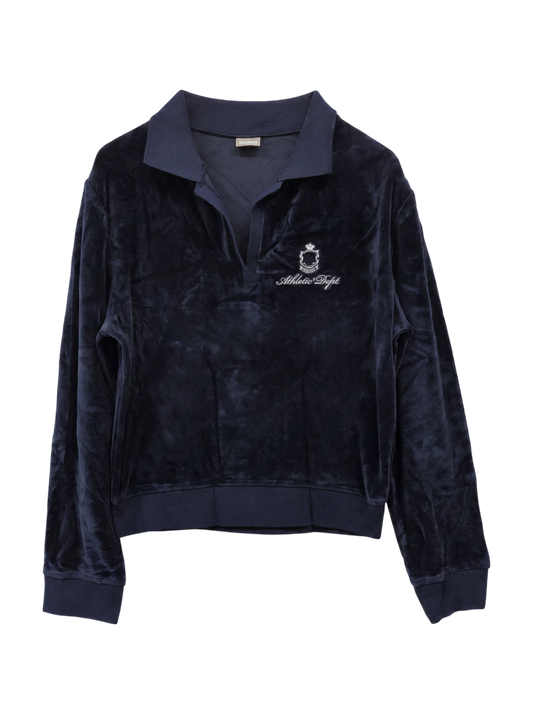 VELOUR POLO L/S TSJ