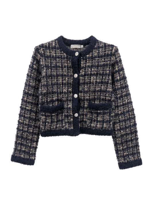 COMPACT KNIT TWEED JACKET