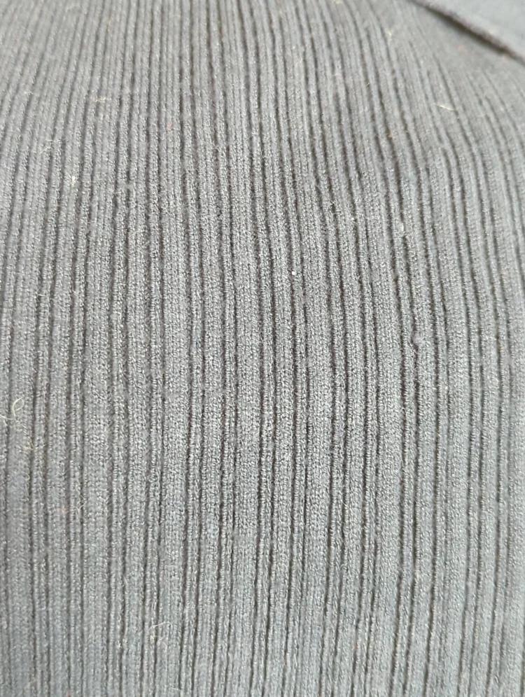 ASYMMETRY COLLAR KNIT DRESS