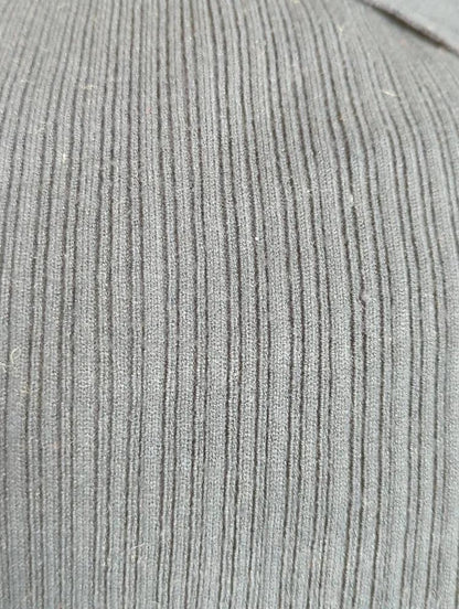 ASYMMETRY COLLAR KNIT DRESS