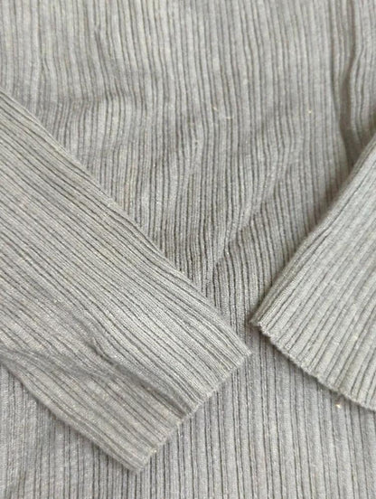 ASYMMETRY COLLAR KNIT DRESS
