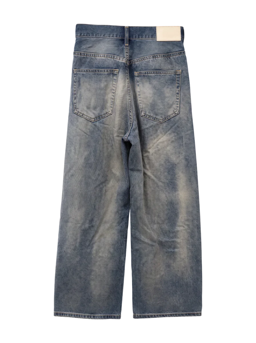 TUCKED WAIST@LOOSE STRAIGHT