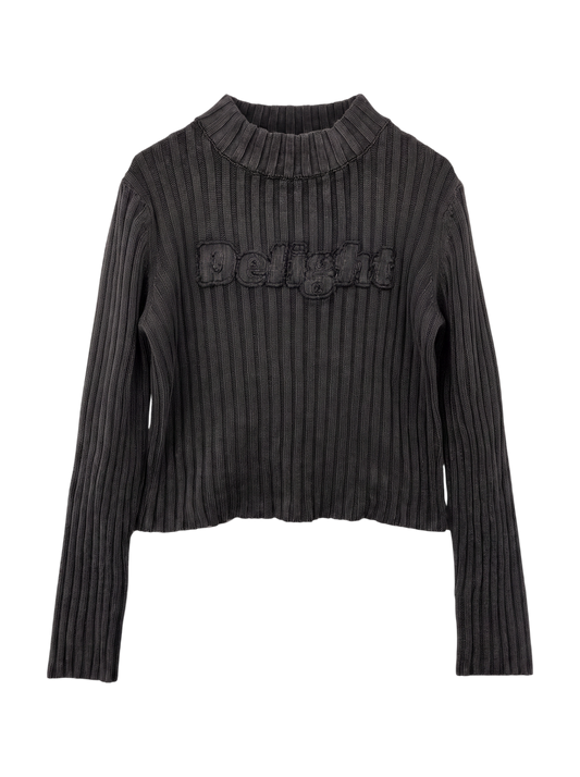 PATCHED LOGO WASH KNIT