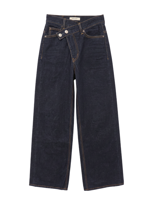 CROSS WAIST WIDE STRAIGHT