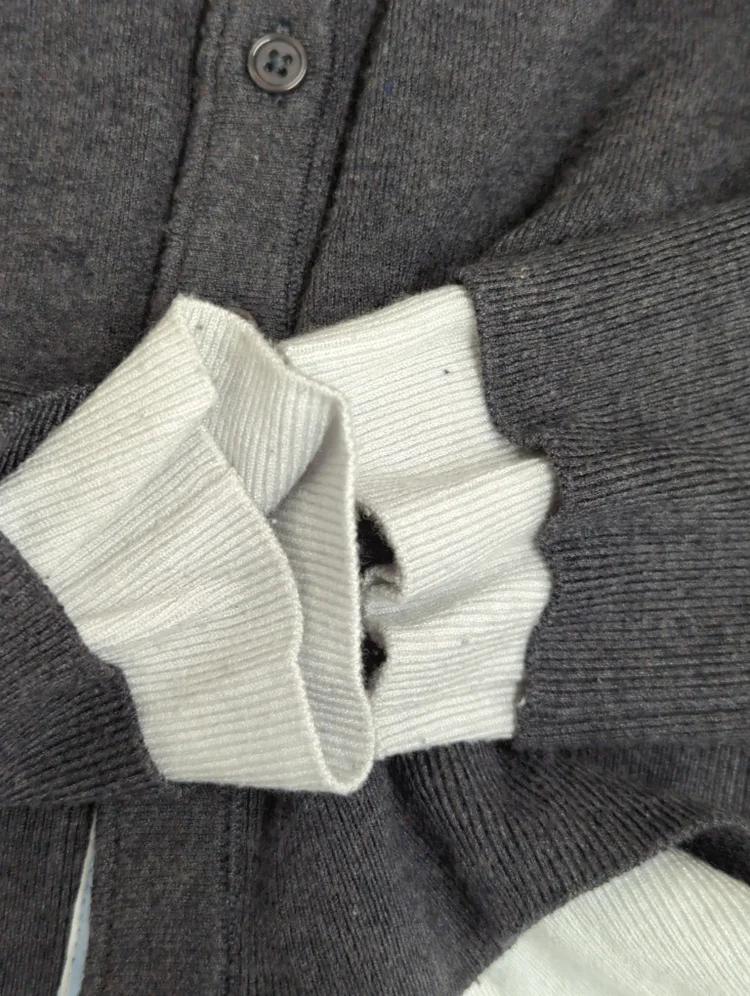 DOUBLE LAYERED KNIT SHIRT