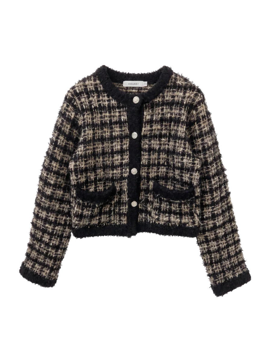 COMPACT KNIT TWEED JACKET