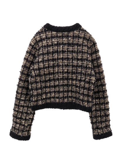 COMPACT KNIT TWEED JACKET