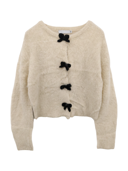 FRONT RIBBON CARDIGAN