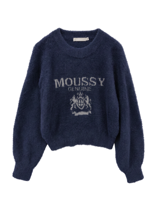 FLUFFY MOUSSY KNIT TOP