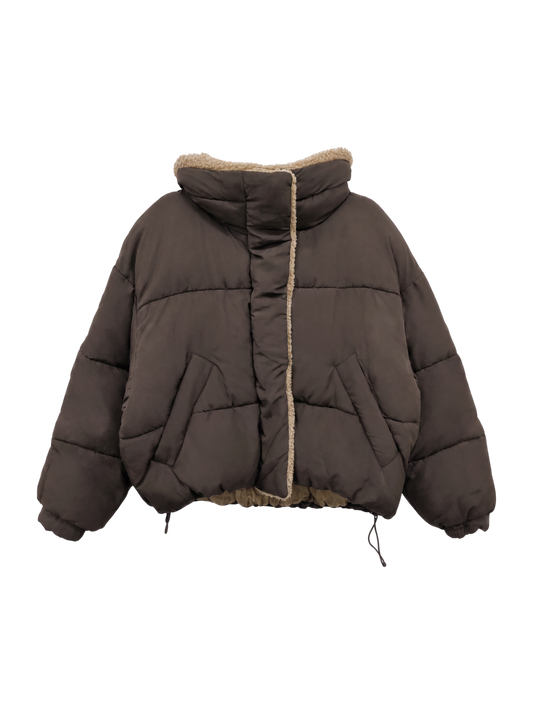 STAND COLLAR PUFFER JACKET