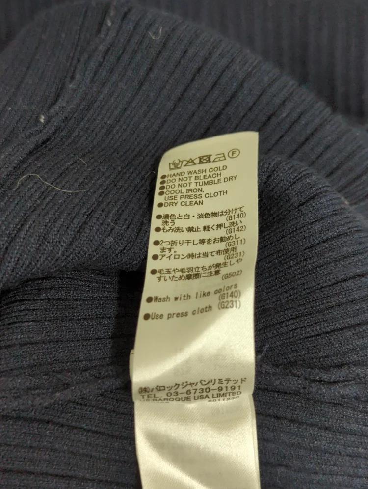 ASYMMETRY COLLAR KNIT DRESS