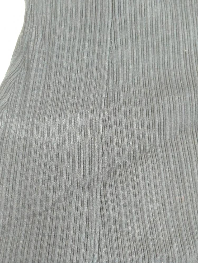 ASYMMETRY COLLAR KNIT DRESS