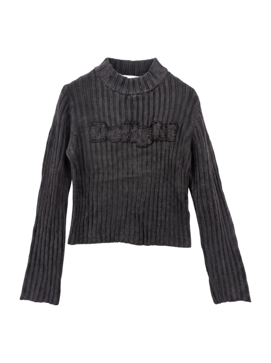 PATCHED LOGO WASH KNIT