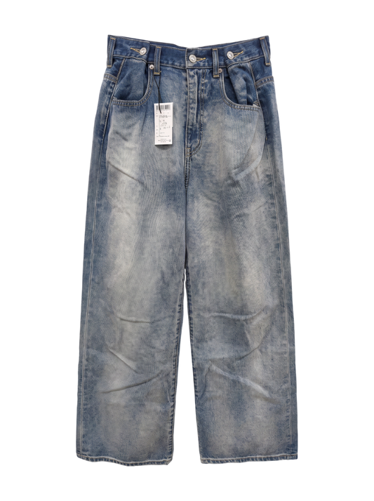 TUCKED WAIST@LOOSE STRAIGHT