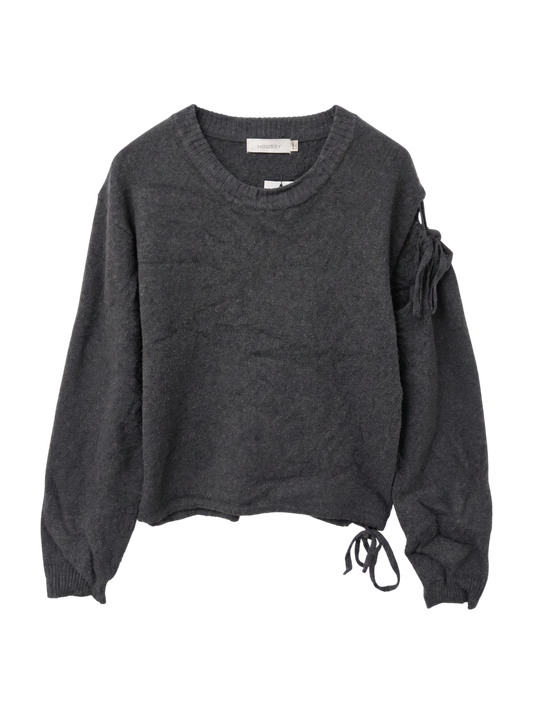 TIED RIBBON SWEATER & MINI SK