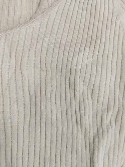 HALTER NECK DOUBLE KNIT TOP