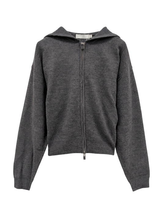 ZIP UP PARKA & PLEATED MINI SK