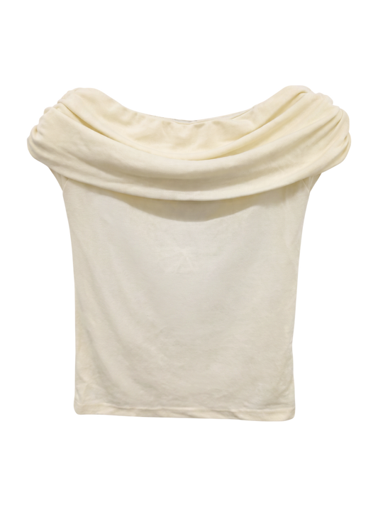 SHEER OFF SHOULDER TOP