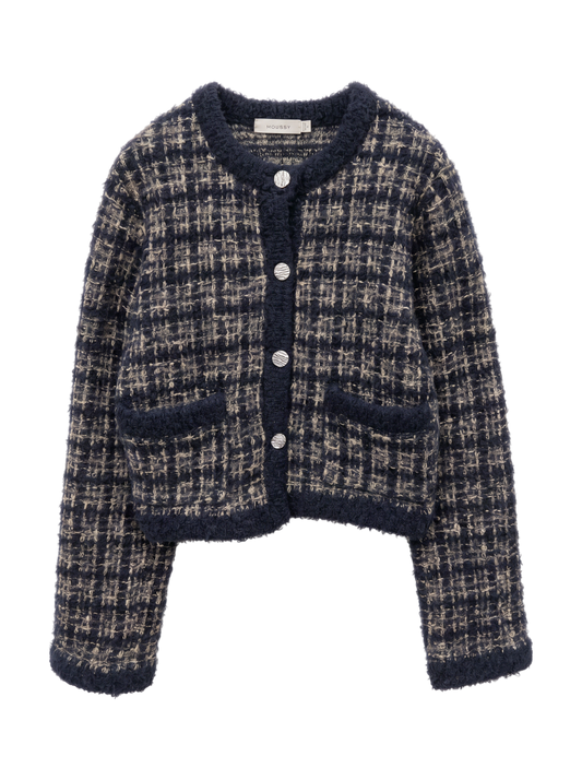COMPACT KNIT TWEED JACKET