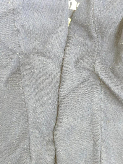 LETTERED HALF ZIP SWEATER